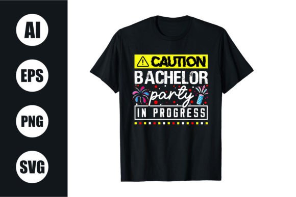 Download Bachelor Party Retro Wavy T Shirt Design - Wavy t shirt Collection