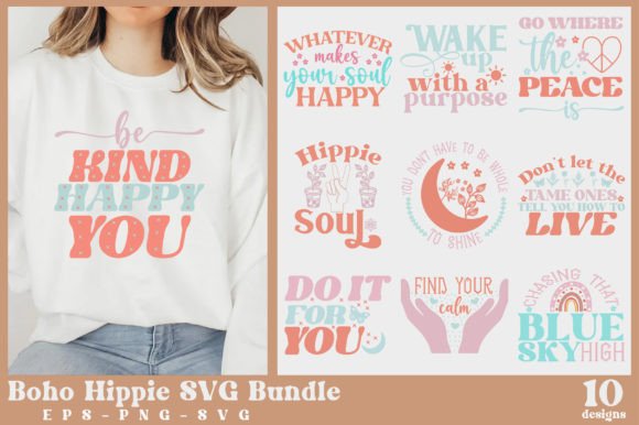Download Boho Hippie SVG Bundle - Svg bundle Collection