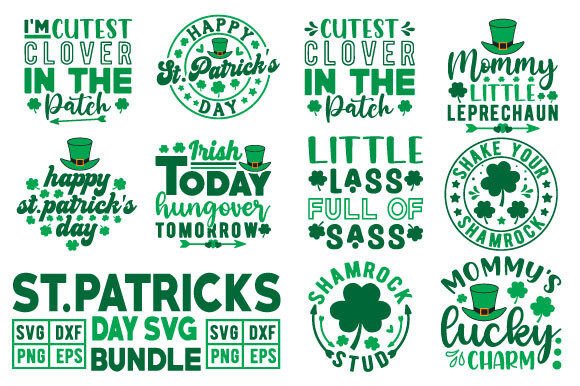 Download St.Patrick’s Svg Bundle, Lucky Svg - Svg bundle Collection