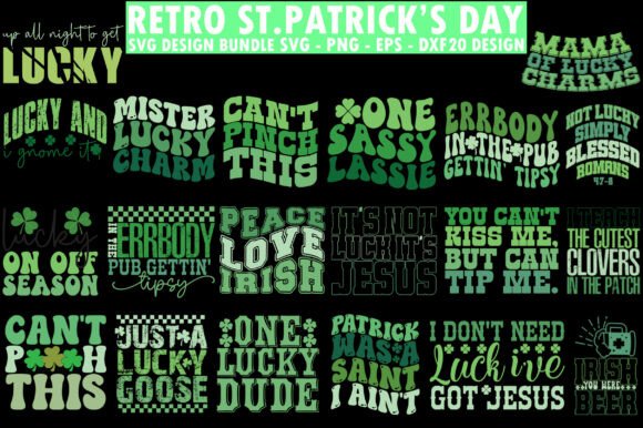 Download Retro St.Patrick’s Day SVG Bundle - Svg bundle Collection