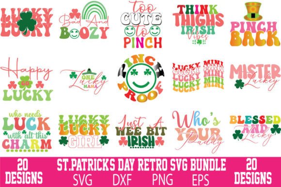 Download St.patrick's Day Retro Svg Bundle - Svg bundle Collection