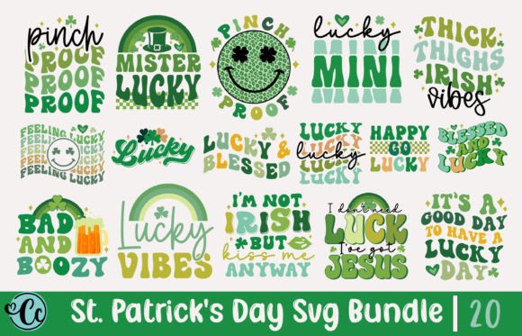 Download St Patrick's Retro Day Svg Bundle - Svg bundle Collection