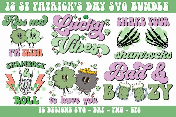 Download Retro Funny St Patrick's Day SVG Bundle - Svg bundle Collection