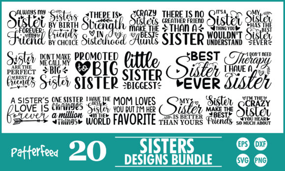 Download Sister SVG Bundle, Sisters SVG - Svg bundle Collection