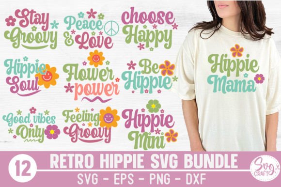 Download Retro Hippie SVG Bundle Retro SVG Groovy - Svg bundle Collection