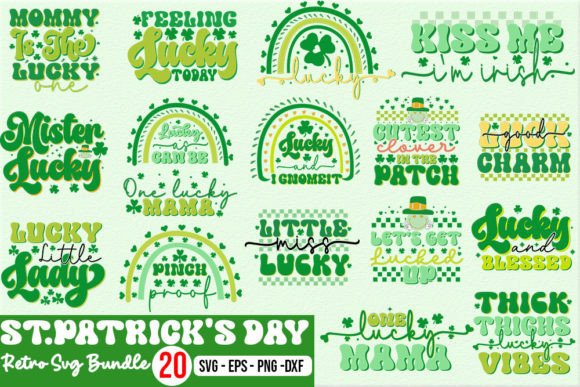 Download St.Patrick's Day Retro Svg Bundle - Svg bundle Collection