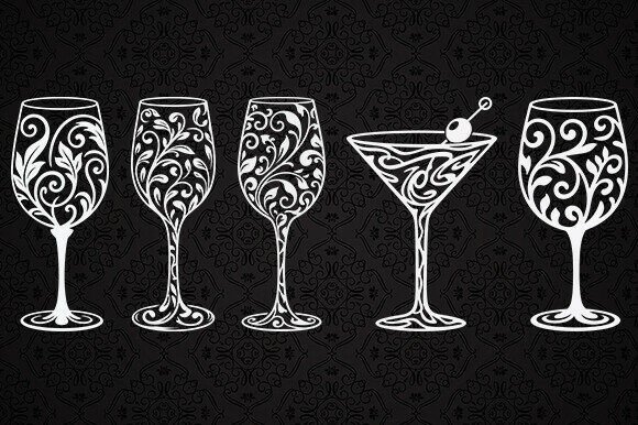 Download Wine Glass Svg Bundle - Svg bundle Collection