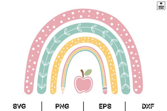 Download School Rainbow Svg, Teacher Life Svg - Rainbow Collection
