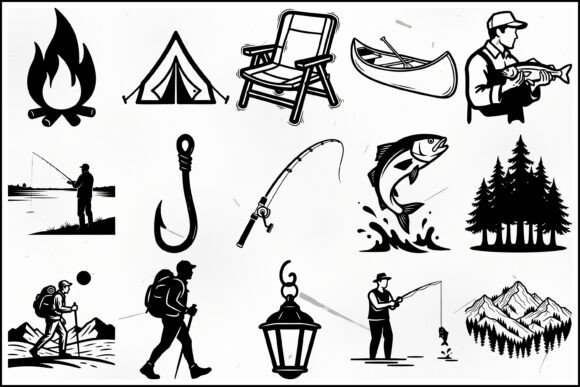 Download Camping Fishing Outdoor SVG Bundle - Svg bundle Collection