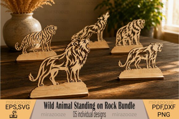 Download Wild Animal Rock Stand SVG Bundle - Svg bundle Collection